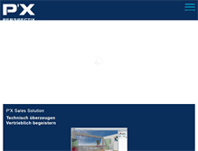 Tablet Screenshot of perspectix.com